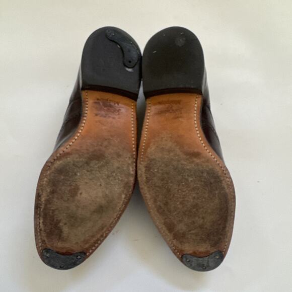 Johnston And Murphy Aristocraft Mens Dress Shoe Size 8.5D Reddish Brownish - Picture 6 of 12